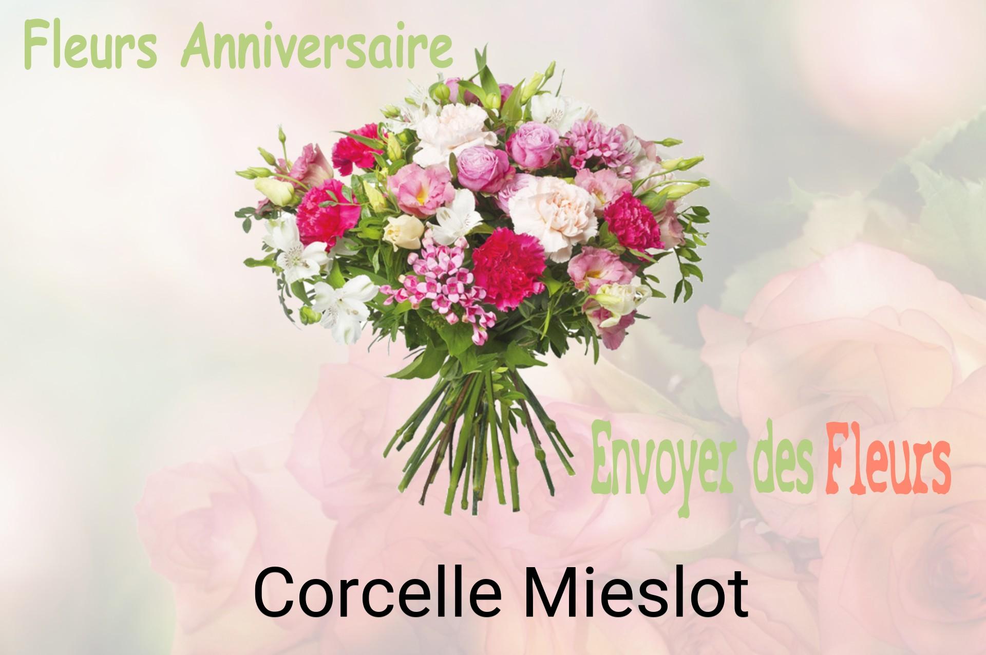 Bouquet de fleurs d’anniversaire livré à Corcelle-Mieslot