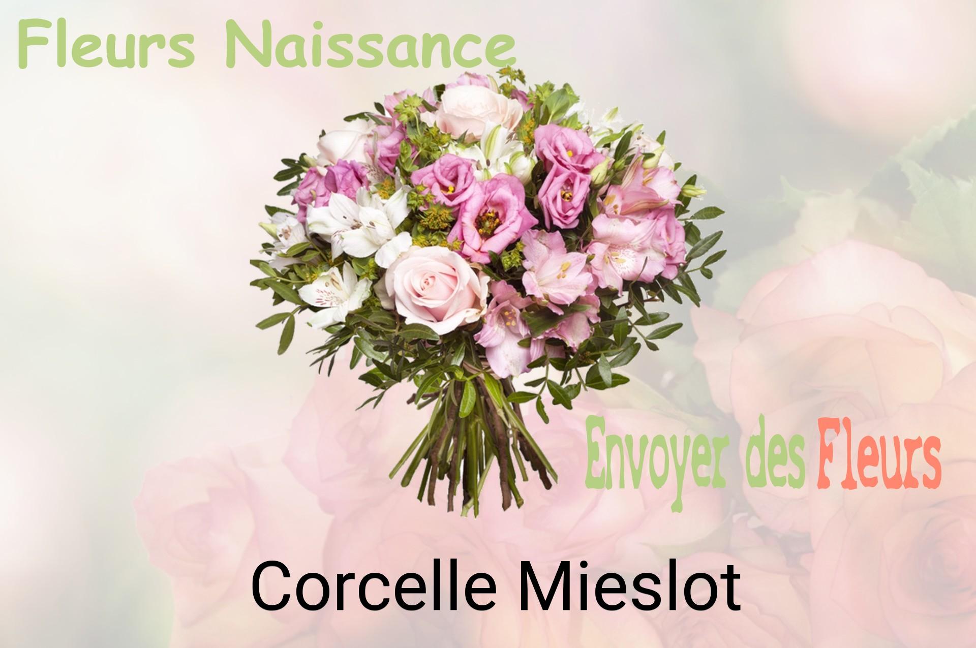 Bouquet de fleurs de naissance livré à Corcelle-Mieslot