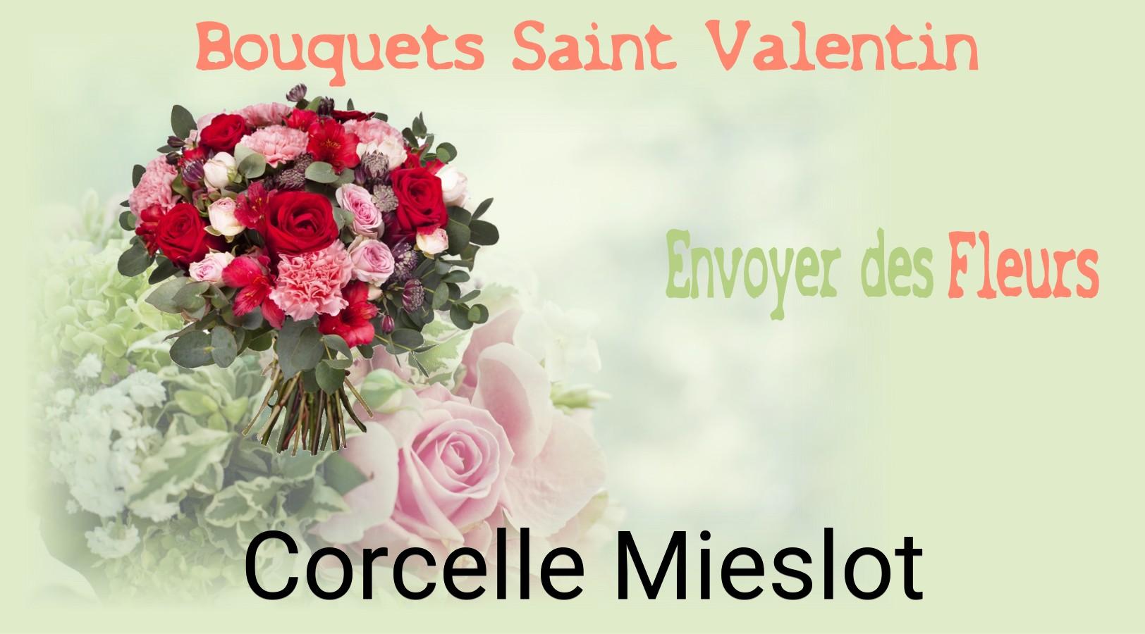Roses de Saint-Valentin livrées à Corcelle-Mieslot